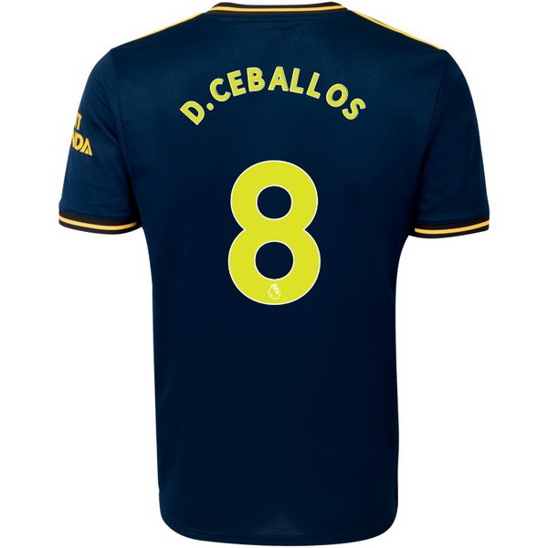 Camiseta Arsenal NO.8 D.Ceballos 3ª 2019/20 Azul